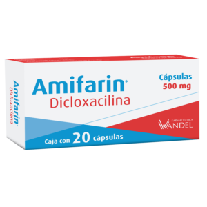 AMIFARIN DICLOXACILINA CAPS WANDEL 500MG