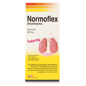 NORMOFLEX BROMHEXINA SOL 80MG