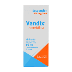 VANDIX AMOXICILINA 500 MG / 5ML