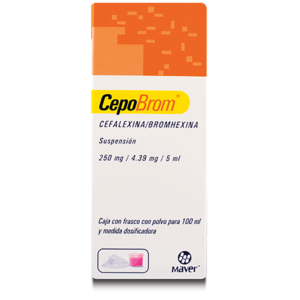 CEPOBROM  SUS CEFALEXINA BROMHEXINA 250