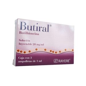 BUTIRAL BUTILHIOSCINA SOL 20MG