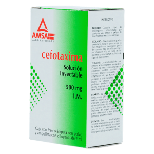 CEFOTAXIMA AMSA 500MG