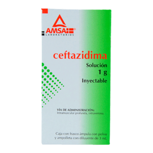 CEFTAZIDIMA AMSA SOL 1G