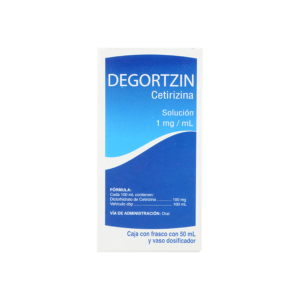 DEGORTZIN CETIRIZINA SOL 1MG/ML