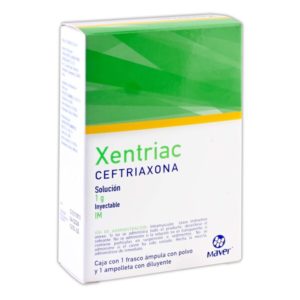 XENTRIAC CETFRIAXONA IM 1G