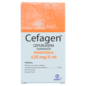 CEFAGEN CEFUROXIMA SUS 125MG