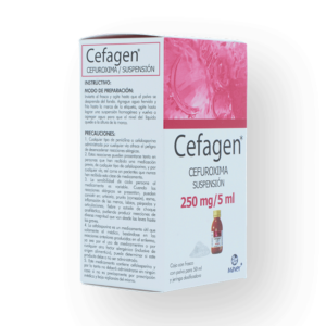 CEFAGEN CEFUROXIMA SUS 250MG