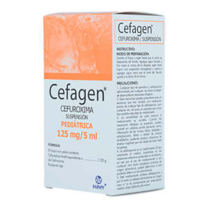 CEFAGEN CEFUROXIMA SUS 125MG