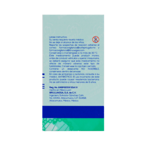 LORBENIL CEFUROXIMA TAB 500MG