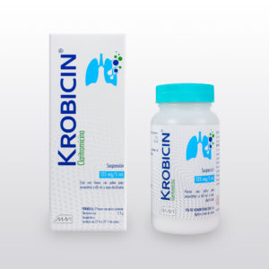 KROBICIN CLARITROMICINA SUS 125MG