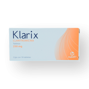 KLARIX CLARITROMICINA TAB 250MG