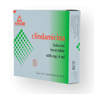 CLINDAMICINA AMSA 600MG 5 AMP