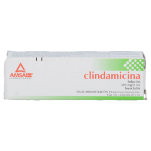 CLINDAMICINA AMSA SOL 300MG