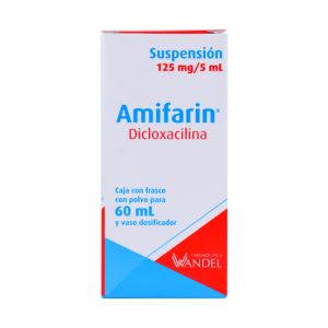 AMIFARIN DICLOXACILINA SUS 125MG