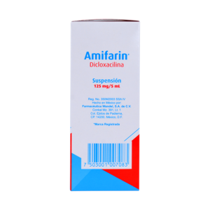 AMIFARIN DICLOXACILINA SUS 125MG