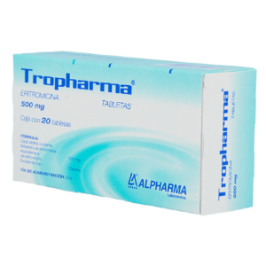 TROPHARMA ERITROMICINA 500MG