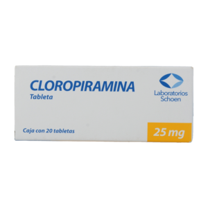 CLOROPIRAMINA SCHOEN TAB 25MG