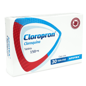 CLOROPRON CLOROQUINA TAB 150MG