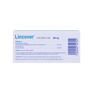 LINCOVER LINCOMICINA MAVER CAPS 500MG