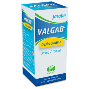 VALGAB DESLORATADINA JBE 50MG/100ML