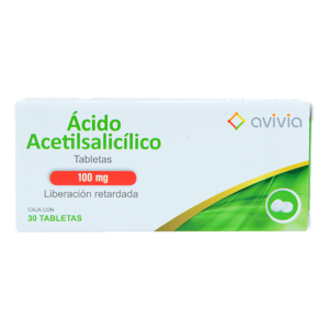 ACIDO ACETILSALICILICO AVIVIA 100MG