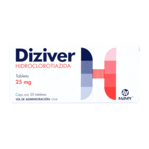 DIZIVER HIDROCLOROTIAZIDA TABS 25MG