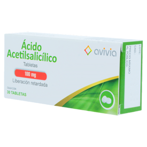 ACIDO ACETILSALICILICO AVIVIA 100MG