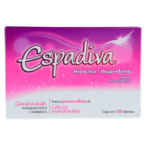 ESPADIVA HIOSCINA IBUPROFENO TABS 20/400MG