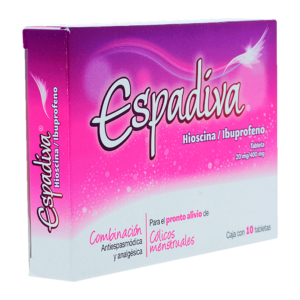 ESPADIVA HIOSCINA IBUPROFENO TABS 20/400MG