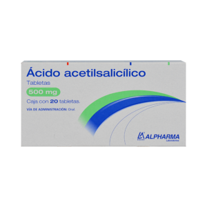 ACIDO ACETILSALICILICO ALPHARMA 500MG