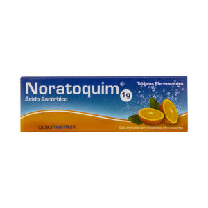 NORATOQUIM ACIDO ASCORBICO VITAMINA C 1G