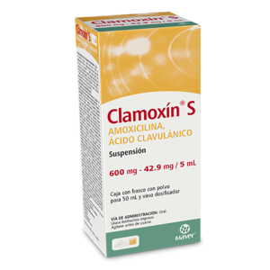 CLAMOXIN S AMOXICILINA ACIDO CLAVULANICO