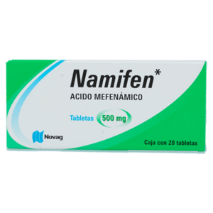 NAMIFEN ACIDO MEFENAMICO TAB 500MG