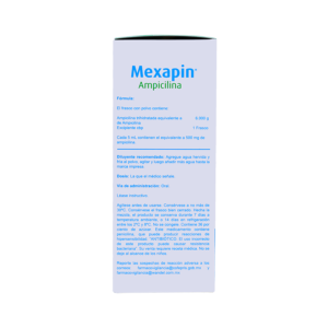 MEXAPIN SUSP AMPICILINA 500MG