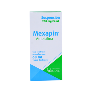 MEXAPIN SUSP AMPICILINA 250MG