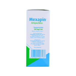 MEXAPIN SUSP AMPICILINA 250MG