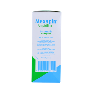 MEXAPIN SUSP AMPICILINA 125MG