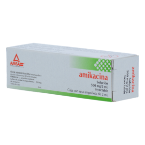 AMIKACINA AMSA SOL 500MG