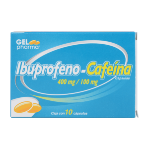 IBUPROFENO CAFEINA GEL PHARMA CAPS 400MG/100MG