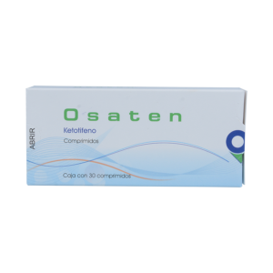 OSATEN KETOTIFENO TABS 1MG