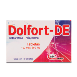 DOLFORT-DE KETOPROFENO PARACETAMOL TABS