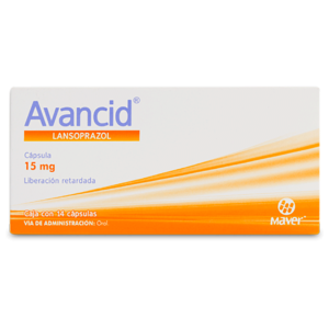 AVANCID LANSOPRAZOL CAPS 15MG