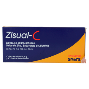 ZISUAL-C  LIDOCAINA HIDROCORTISONA  UNG 30G