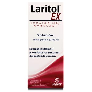 LARITOL EX LORATADINA AMBROXOL 120ML