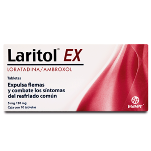 LARITOL EX LORATADINA AMBROXOL TABS