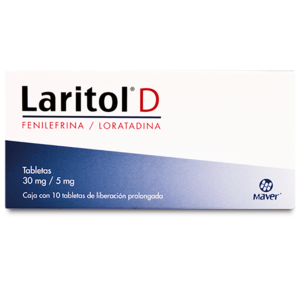 LARITOL D FENILEFRINA LORATADINA TABS