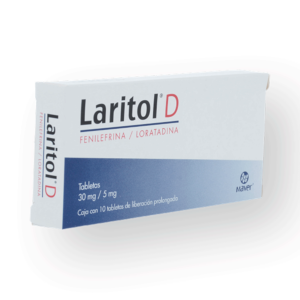 LARITOL D FENILEFRINA LORATADINA TABS