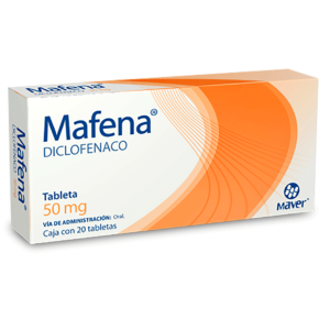 MAFENA DICLOFENACO TABS 50MG