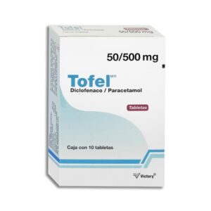 TOFEL DICLOFENACO PARACETAMOL TABS