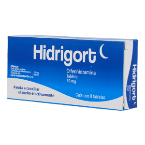 HIDRIGORT DIFENHIDRAMINA TABS 50MG